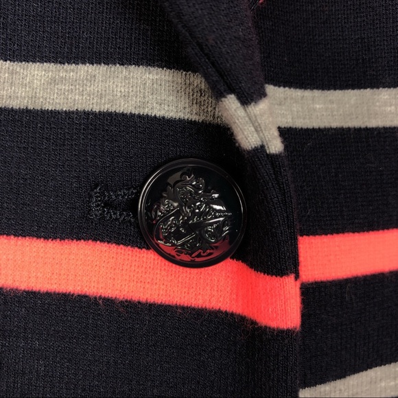 Gap Plus Size Academy Stripe Blazer Jacket Size 18 - Picture 3 of 6